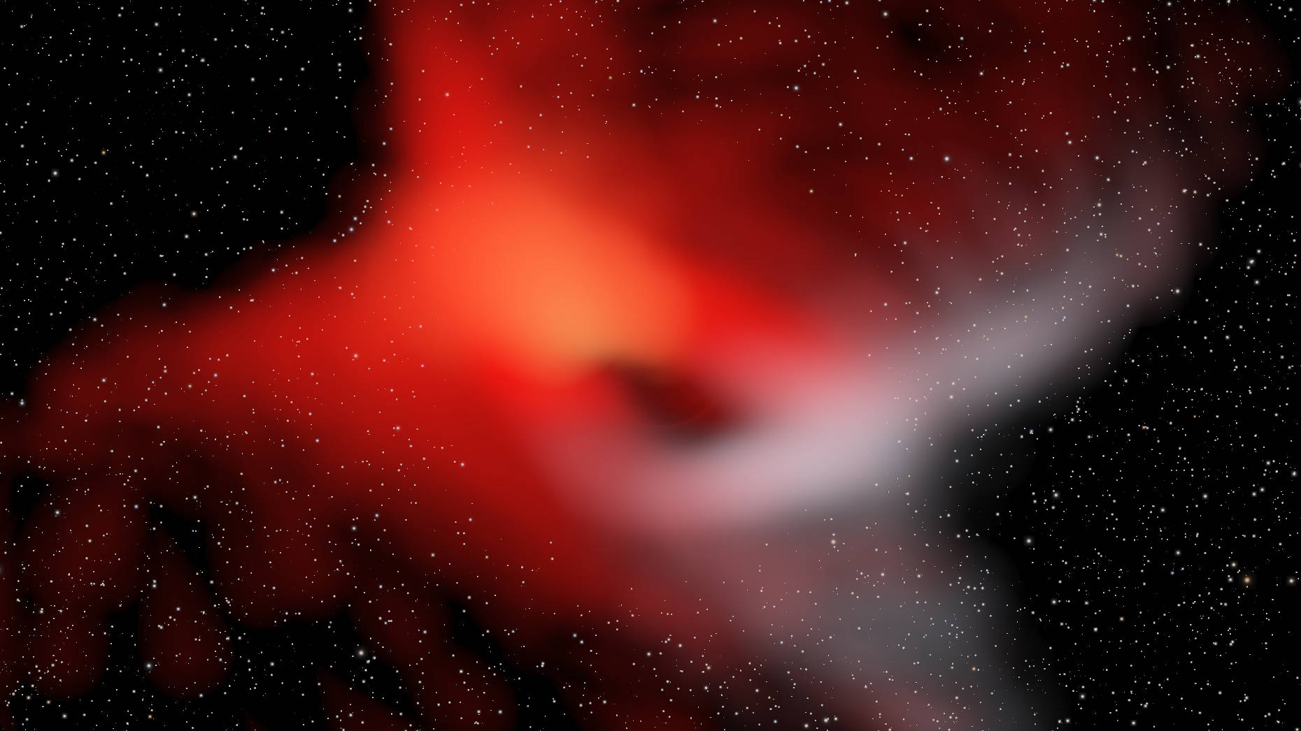 Sagittarius A* simulated in Nightshade G3